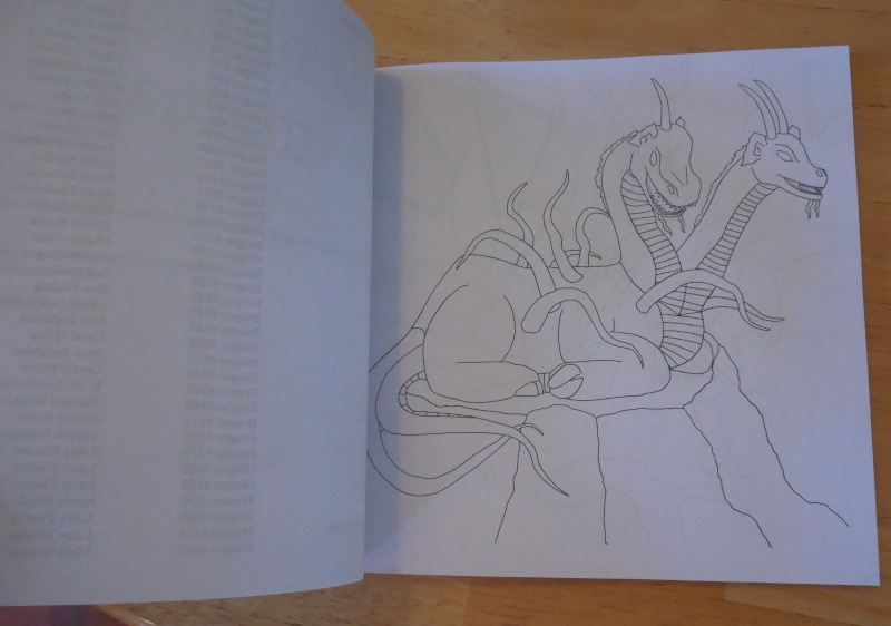 Two headed dragon creature